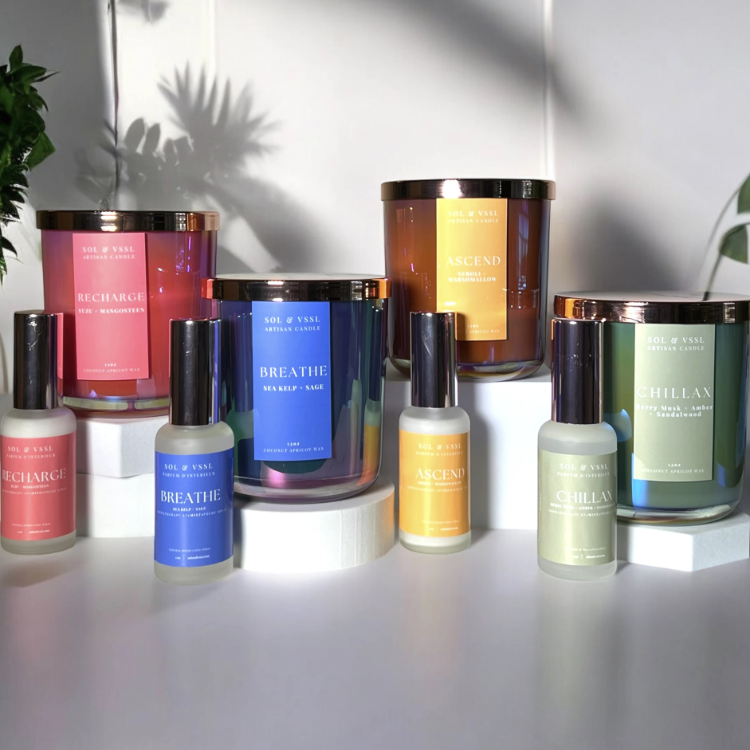 ASCEND | LUXE Candle + Interior Fragrance Mist Set (SCENT REVAMP)