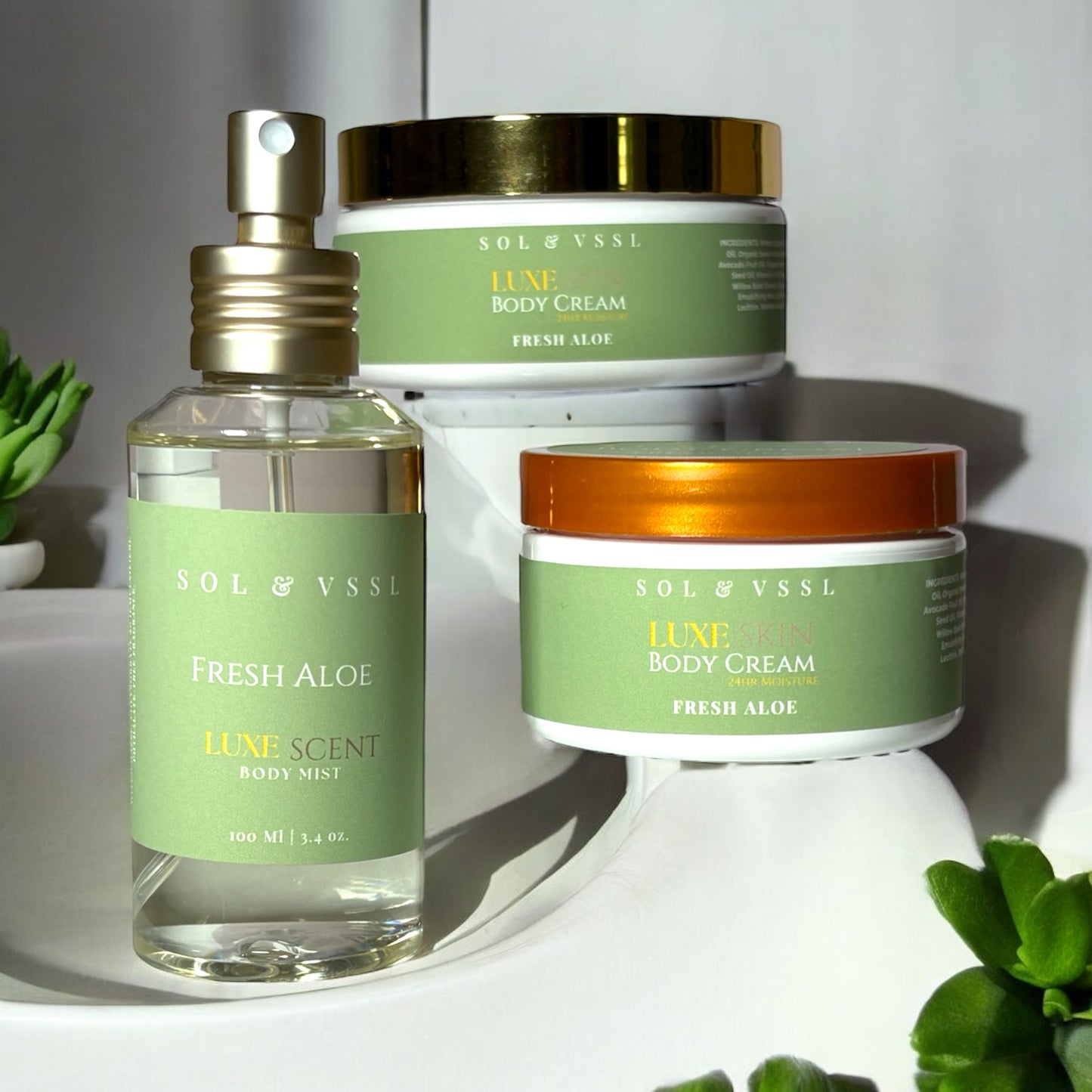 FRESH ALOE | LUXE SKIN Body Cream 24HR Moisture