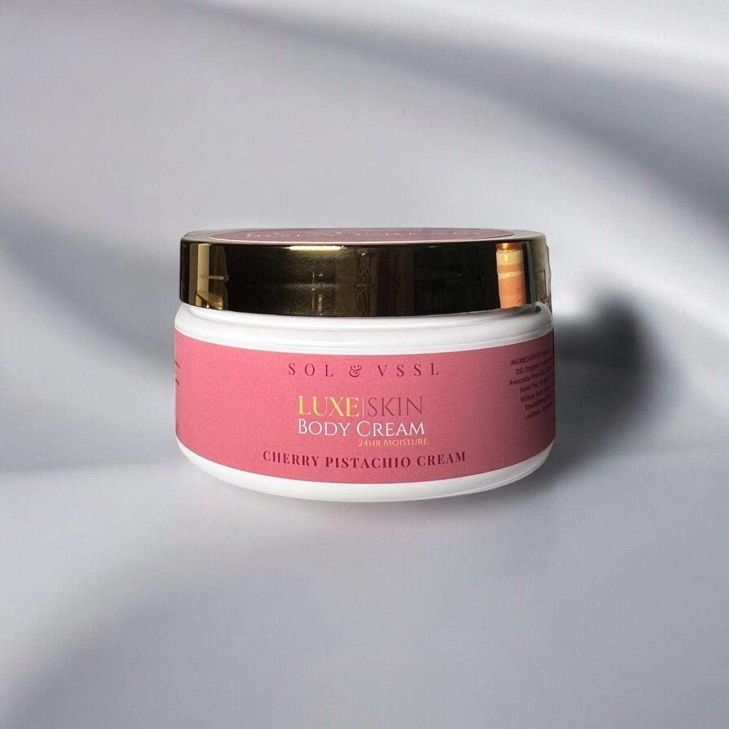 CHERRY PISTACHIO CREAM | LUXE SKIN Body Cream 24HR Moisture
