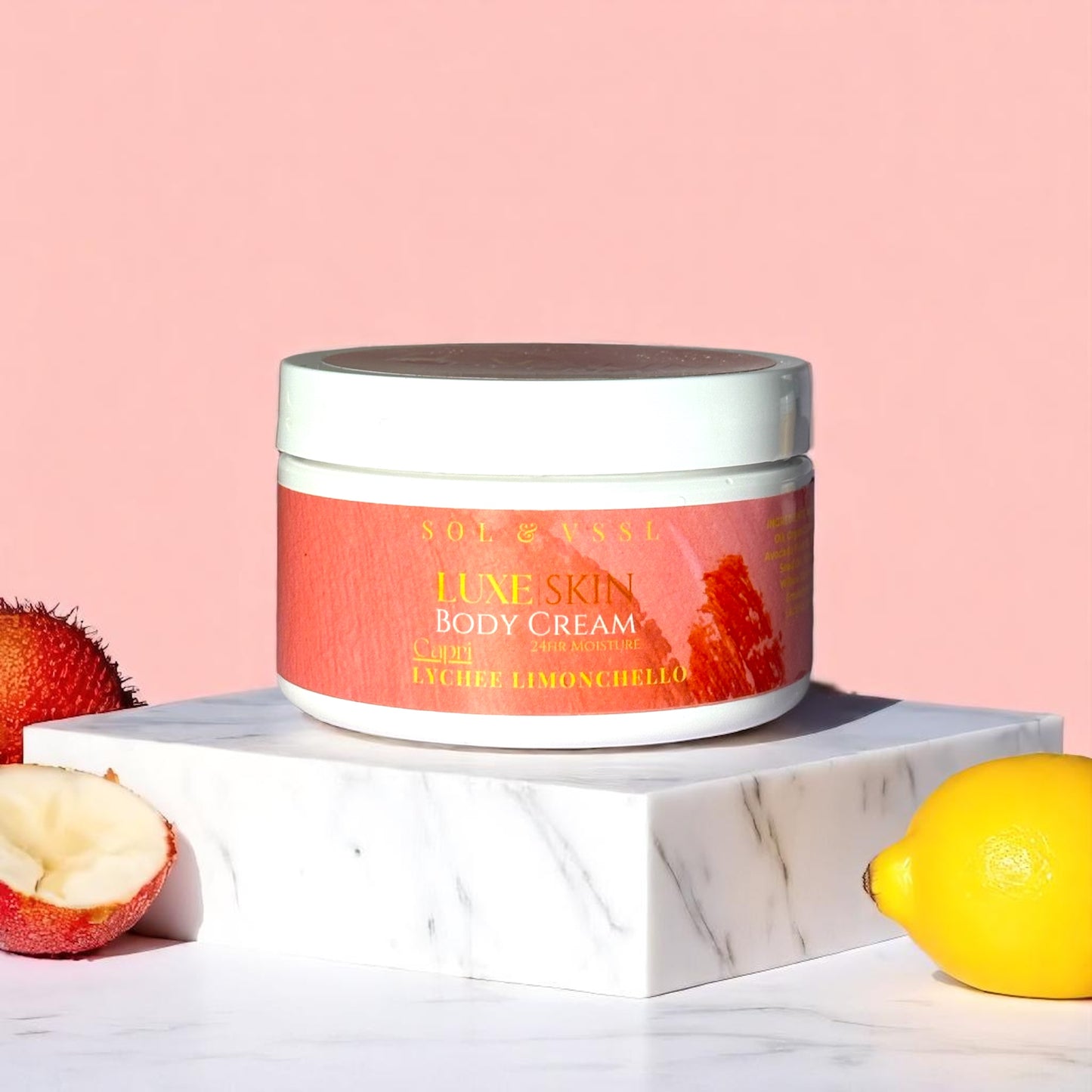 Capri LYCHEE LIMONCELLO | LUXE SKIN Body Cream 24HR Moisture