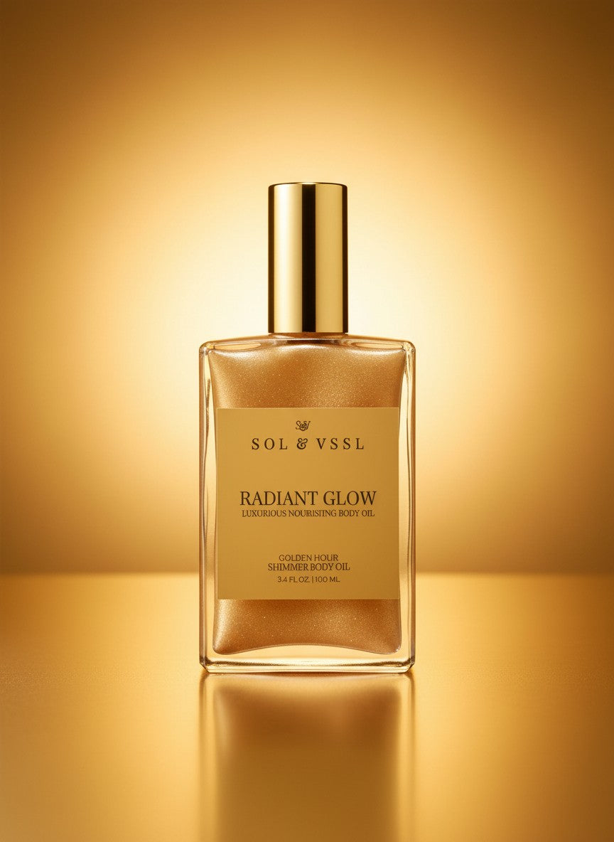 RADIANT GLOW Luxurious Nourishing Shimmer Body Oil