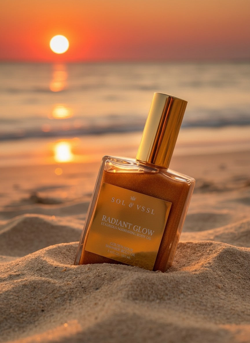 RADIANT GLOW Luxurious Nourishing Shimmer Body Oil