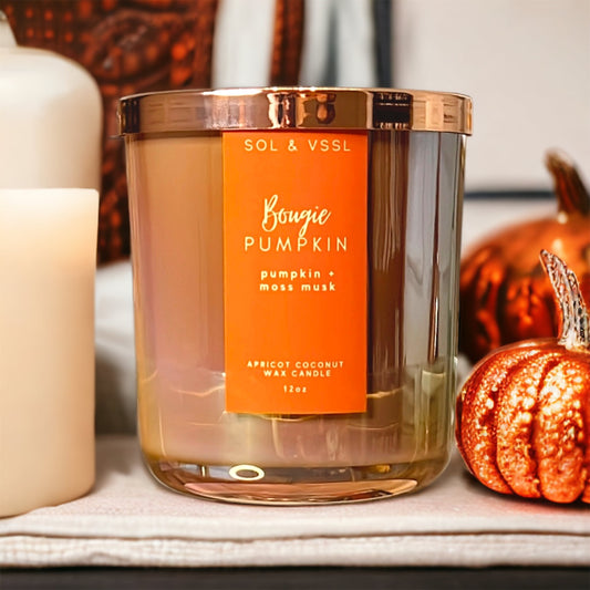 Bougie PUMPKIN | Pumpkin Spice + Moss Musk