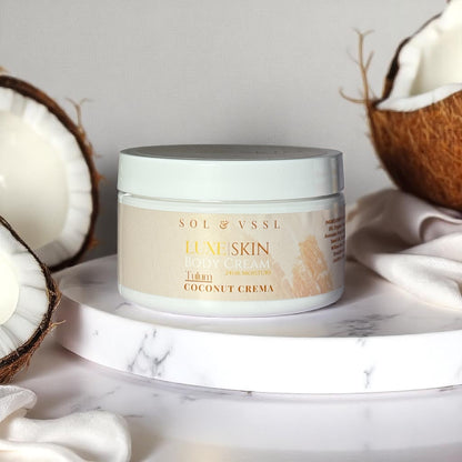 Tulum COCONUT CREMA | LUXE SKIN Body Cream 24HR Moisture
