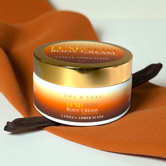 NEW! Vanille Amber Suede | LUXE SKIN Body Cream 24HR Moisture