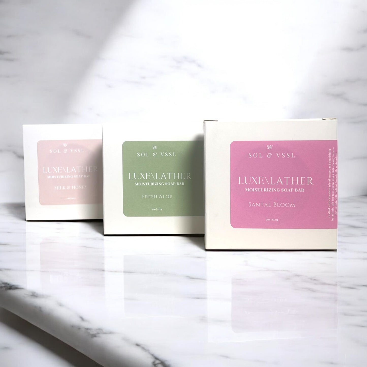 LUXE LATHER Moisture Soap Bar