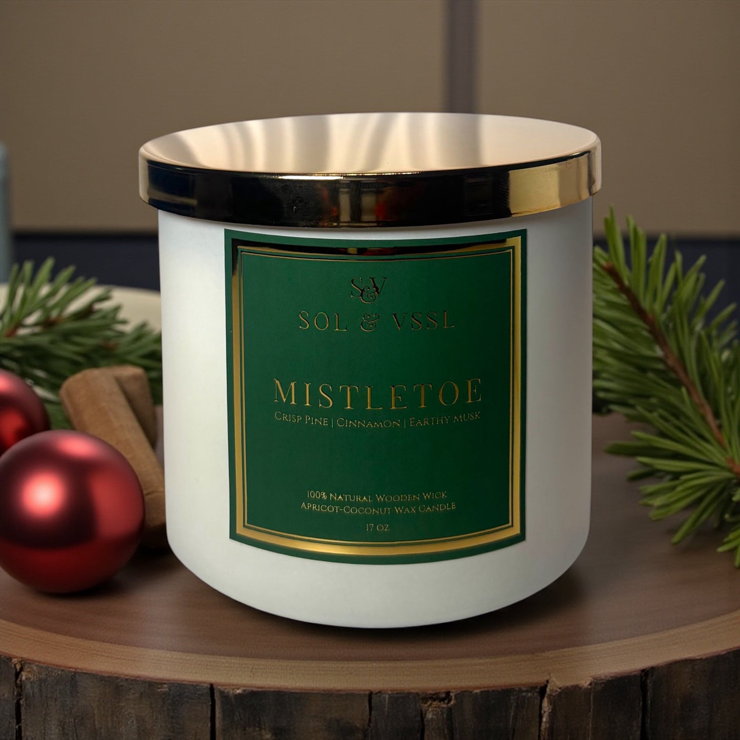MISTLETOE | Crisp Pine + Cinnamon + Earthy Musk
