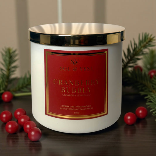 CRANBERRY BUBBLY | Sparkling Cranberry + Prosecco