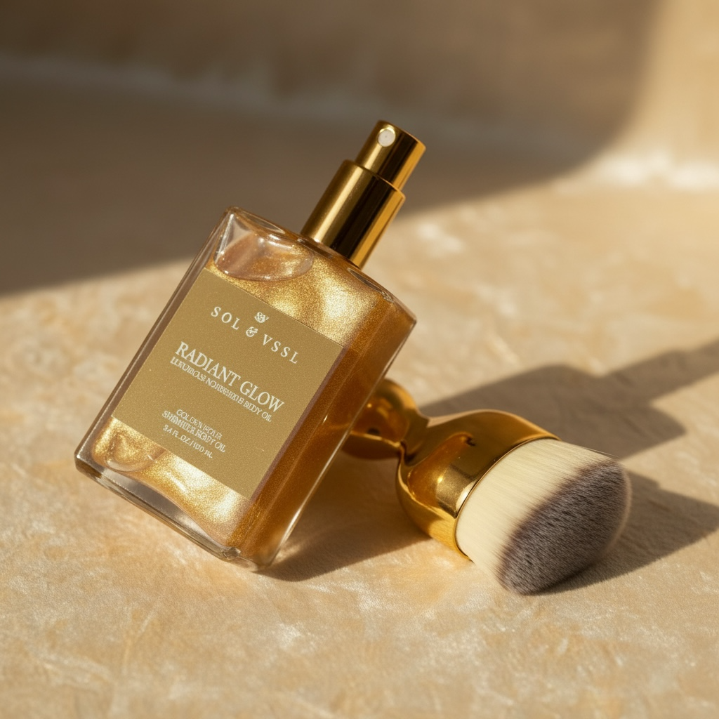 RADIANT GLOW Luxurious Nourishing Shimmer Body Oil
